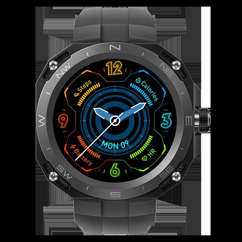 Voice Call Heart Rate Blood Oxygen Pedometer Payment Smart Watch - Image 2